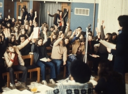 Students vote