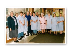 Members of the Senate House cleaning staff